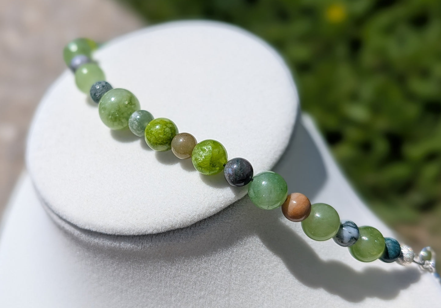 Natural Gemstone or Cultured Pearl Bracelet