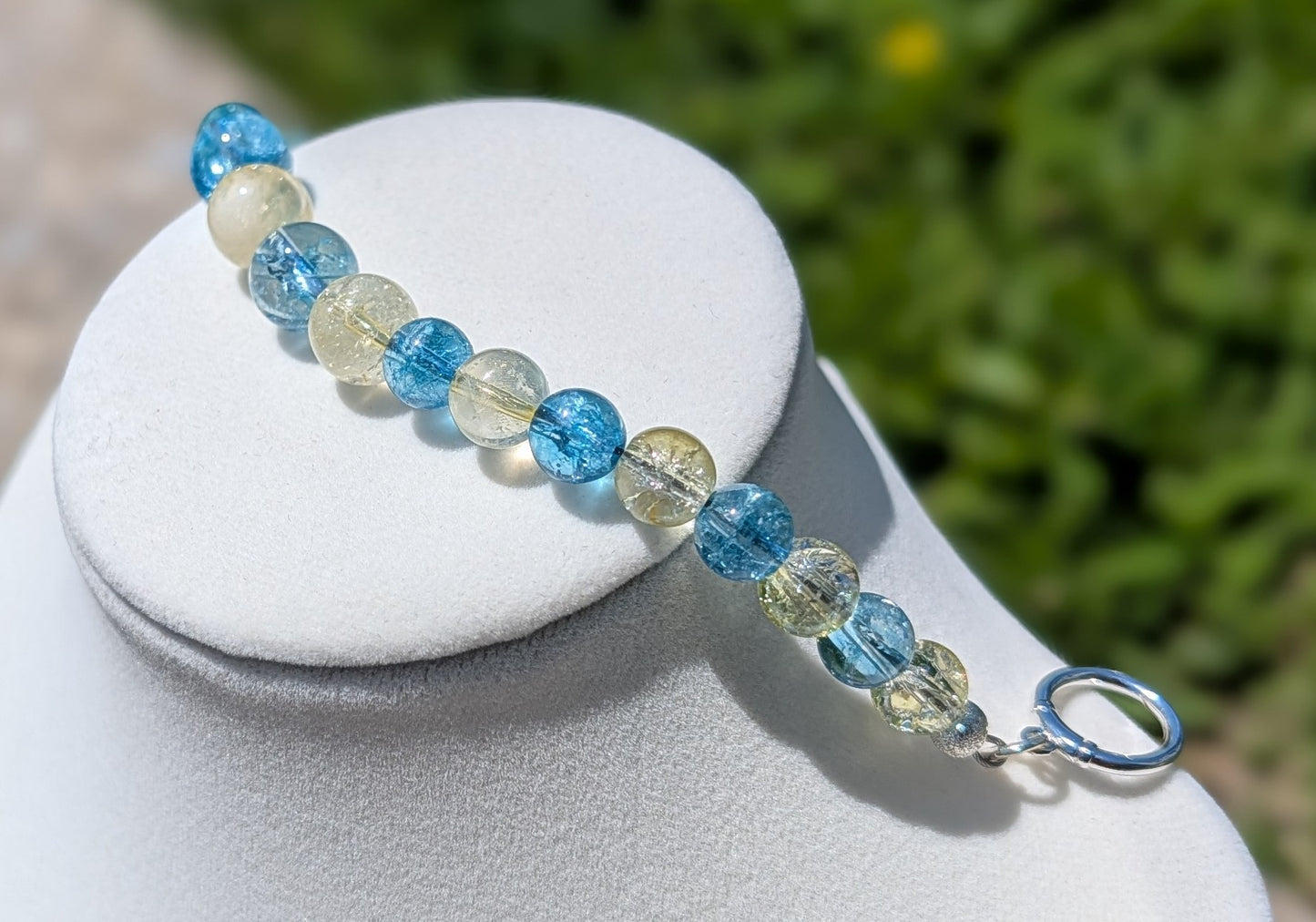 Natural Gemstone or Cultured Pearl Bracelet