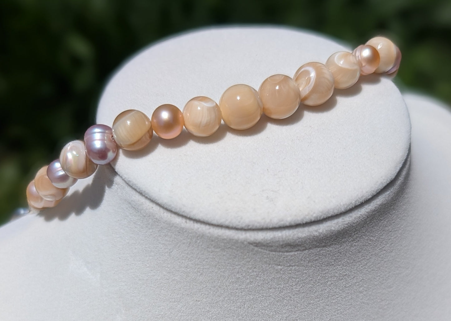 Natural Gemstone or Cultured Pearl Bracelet